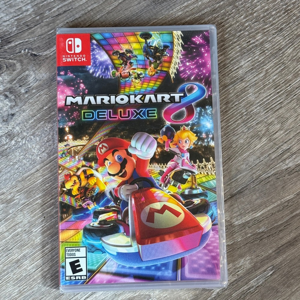 Mario Kart 8 Deluxe Nintendo Switch Physical Game New Sealed HAC P AABPA